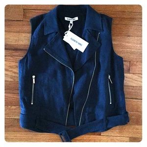 Elizabeth and James Navy Vest